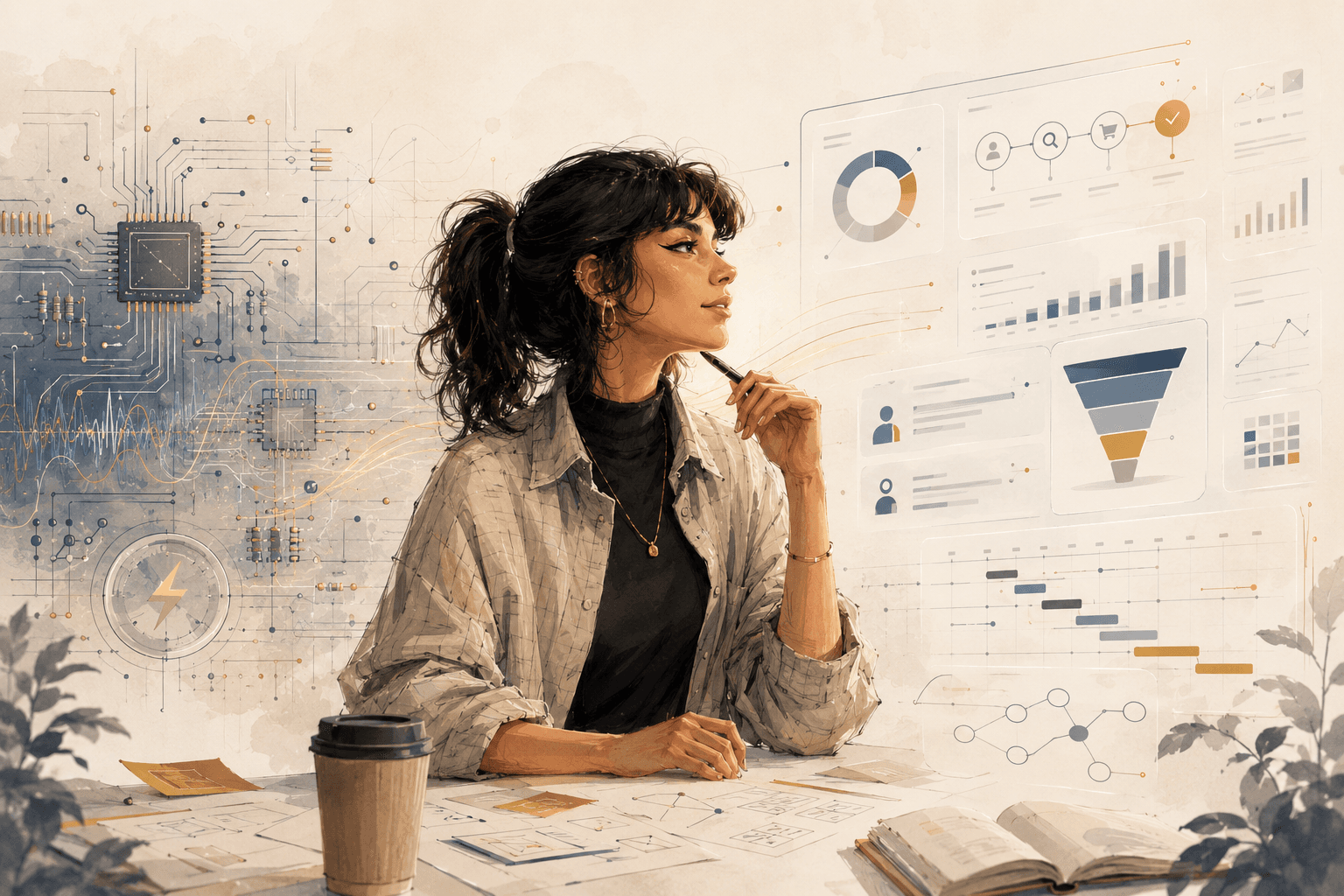 Transition from electrical engineering to product management and business intelligence